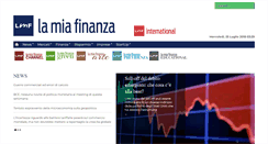 Desktop Screenshot of lamiafinanza.it