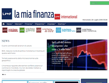 Tablet Screenshot of lamiafinanza.it